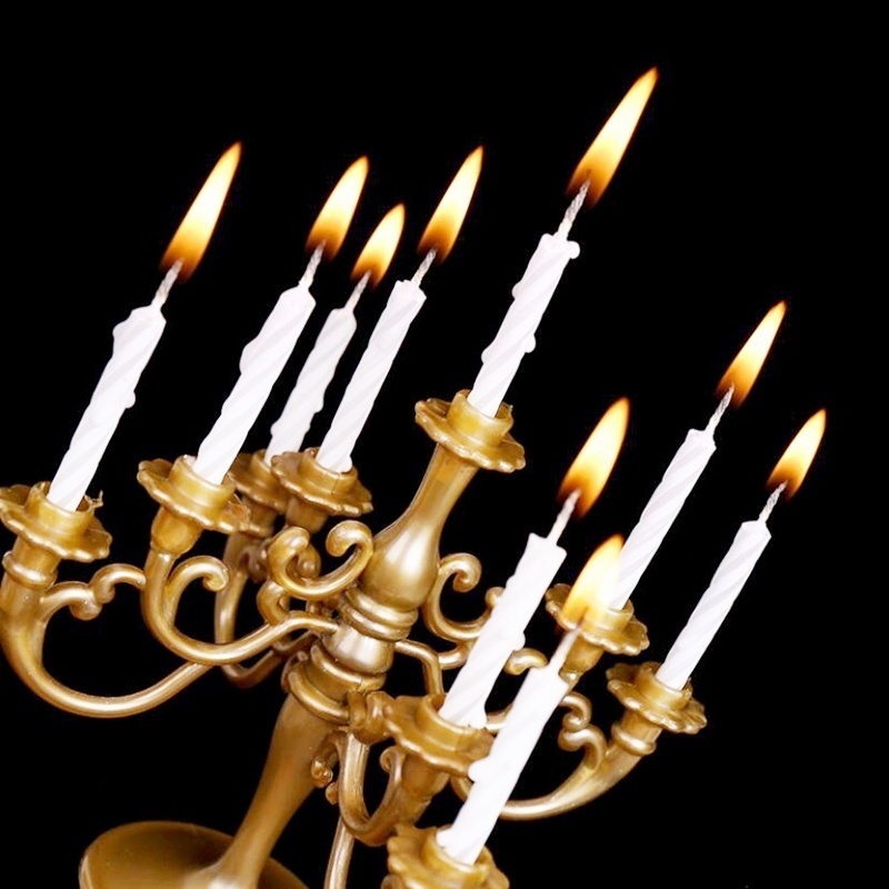 Holiday Candle Set - 2026 9個セット キャンドルとキャンドルスティックブラケット ケーキトッパー 誕生日パーティー キャンドルホルダー
