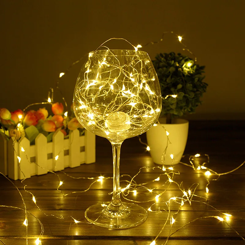 クリスマスツリー ウェディングパーティー装飾 LED銅線フェ - Led Fairy String Lights のレビューと価格