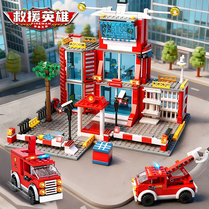 市警察署ビルディングブロックセット SWAT 車 ヘリコプタ - Lego Set City のレビューと価格