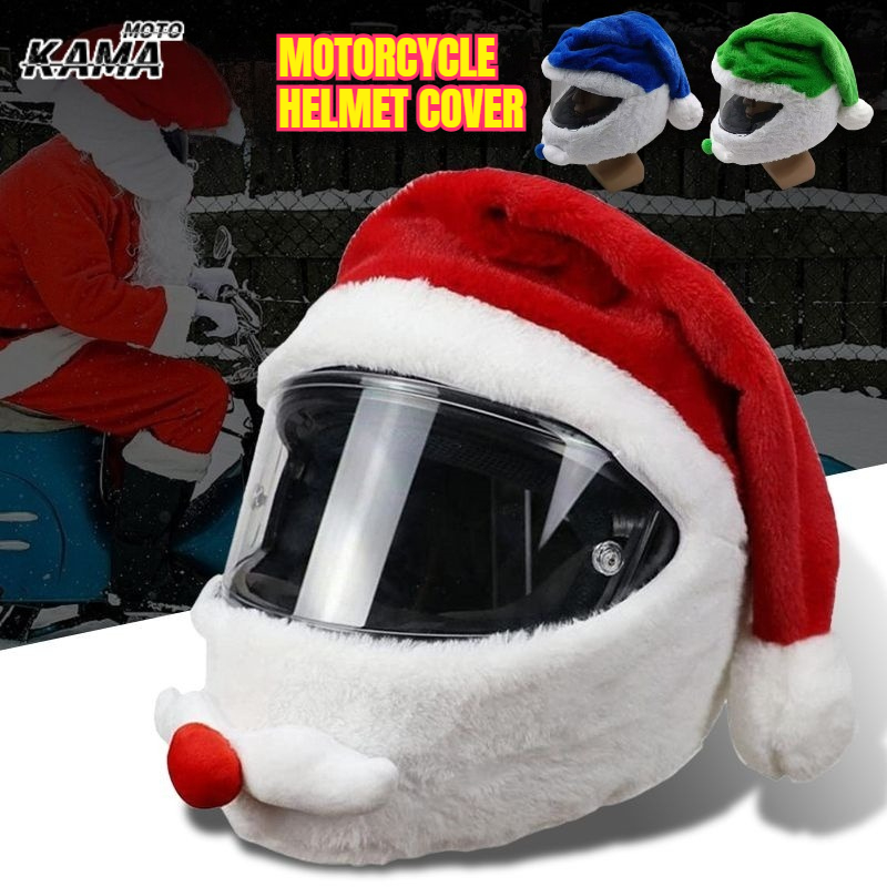 サンタクロースヘルメットカバー ぬいぐるみクリスマスハット  - Santa Hat Plush のレビューと価格