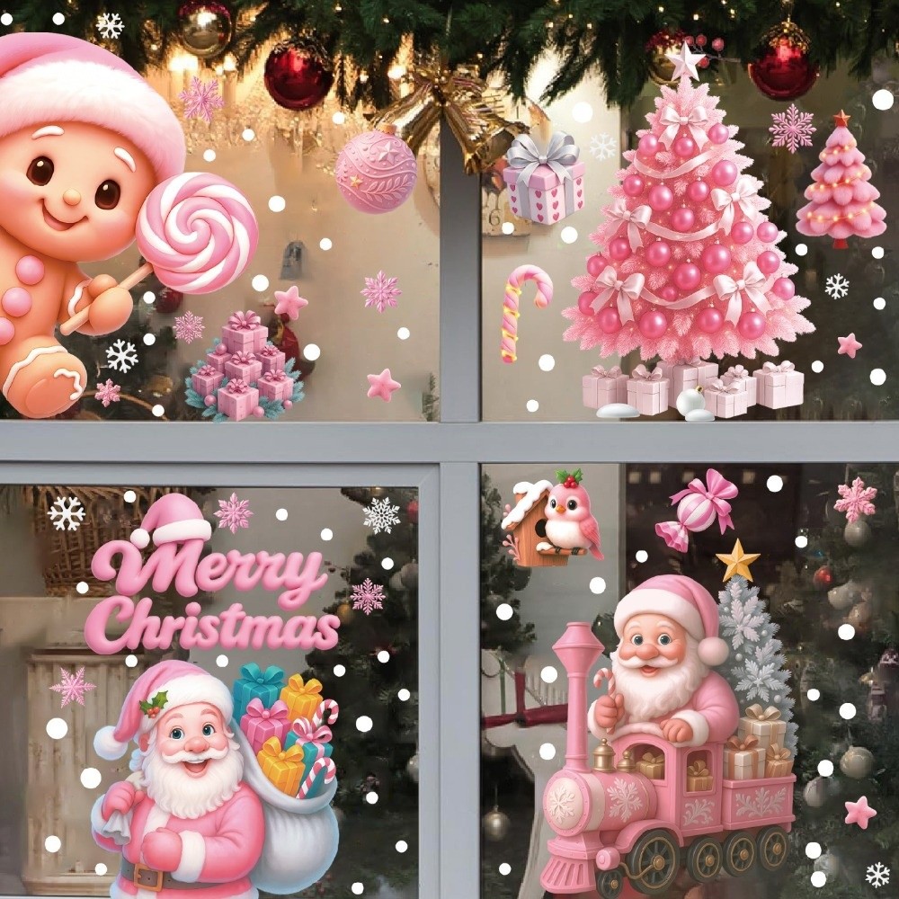 取り外し可能な PVC ウィンドウステッカー スノーフレーク - Snowflake Window Decal のレビューと価格