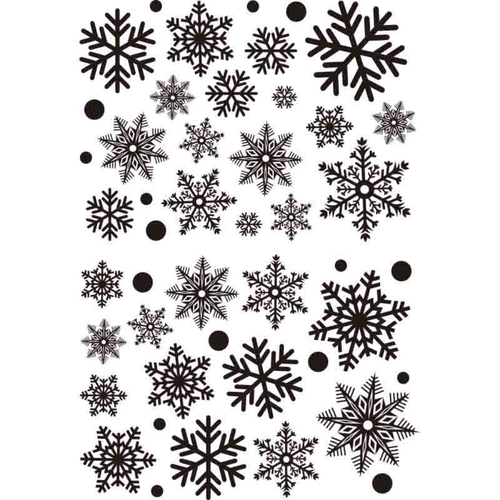 30 個の PVC クリスマス雪片ステッカー白い雪片静電壁ス - Snowflake Window Decal のレビューと価格