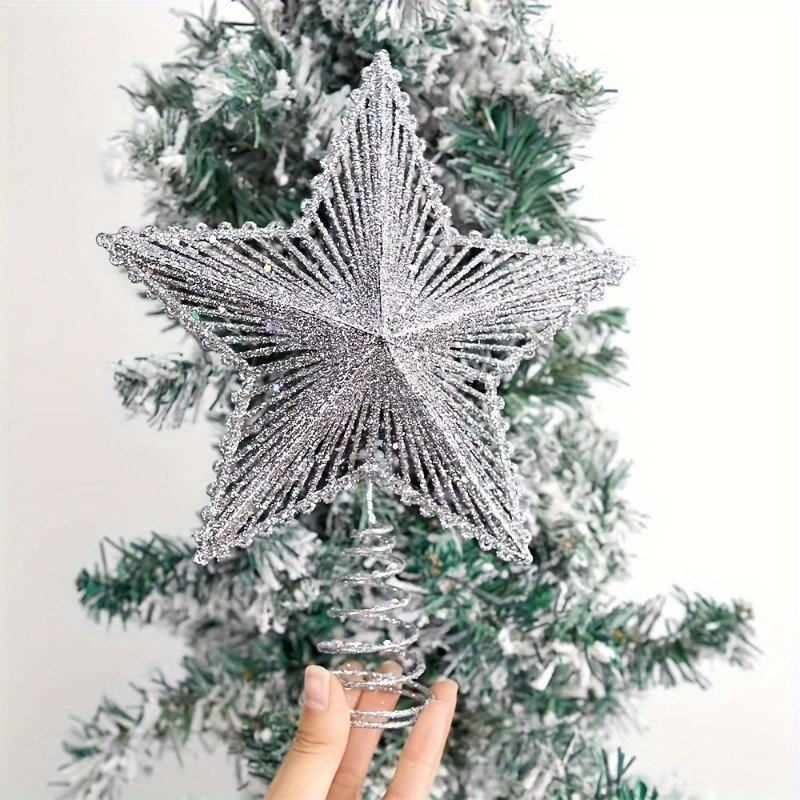 クリスマスツリートッパースター（コイルベース付き）1個、グリ - Star Tree Topper のレビューと価格