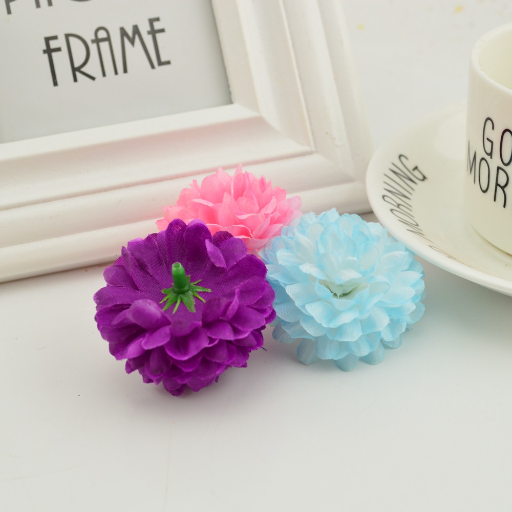 200 個 5 センチメートルシルク菊造花安いヘッドホーム結 - Christmas Wreath Fake のレビューと価格
